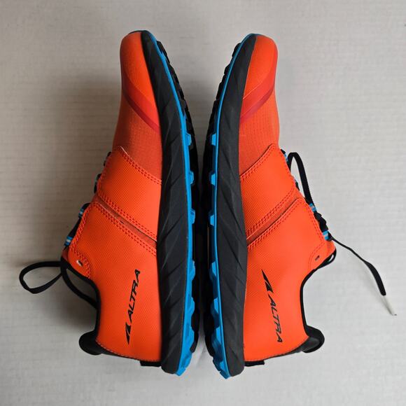 Altra Mens Size 11.5 Superior 5 Sneakers Orange Black Lightweight Trail Shoes main image 4